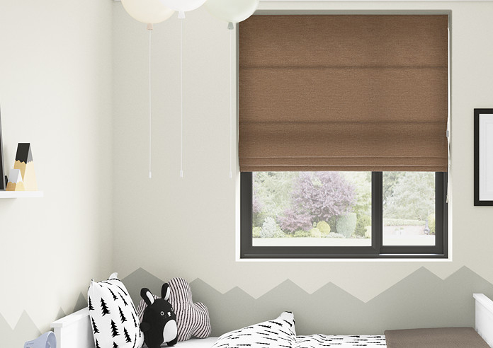 Maurice, Caramel - Roman Blind - Image 3